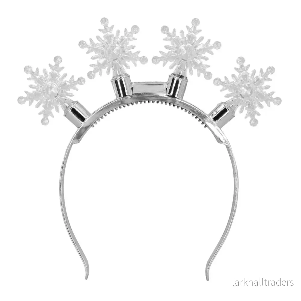 Juldiadem, snöflingar LED