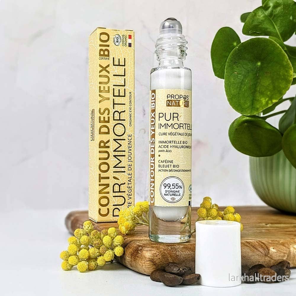 Pur’immortelle piggare och mer återfuktat uttryck – Ekologisk Ögonkontur Pur’immortelle piggare och mer återfuktat uttryck – Ekologisk Ögonkontur