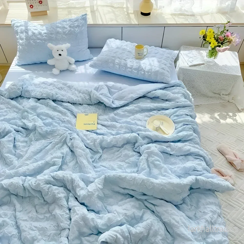 BreezeLoom – Lätt och Andningsbar Sommarfilt med Elegant Struktur BreezeLoom – Lätt och Andningsbar Sommarfilt med Elegant Struktur