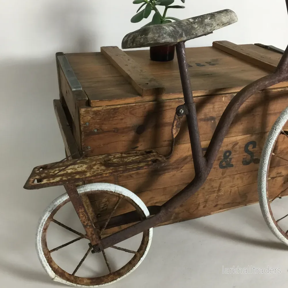 Dekorativ barncykel med mycket patina - Bild 3