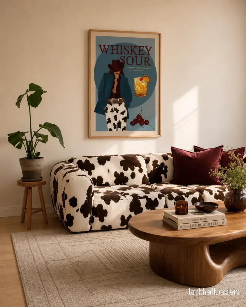 Whiskey Sour Blå Fine Art Print - Bild 3