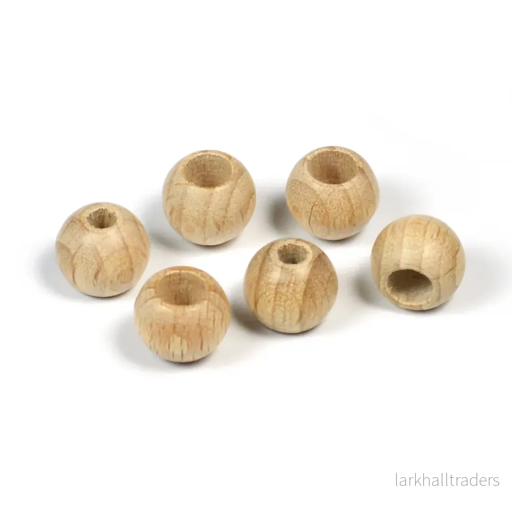 Säkerhetspärlor, 10mm, Premium Wood, 6st Säkerhetspärlor, 10mm, Premium Wood, 6st