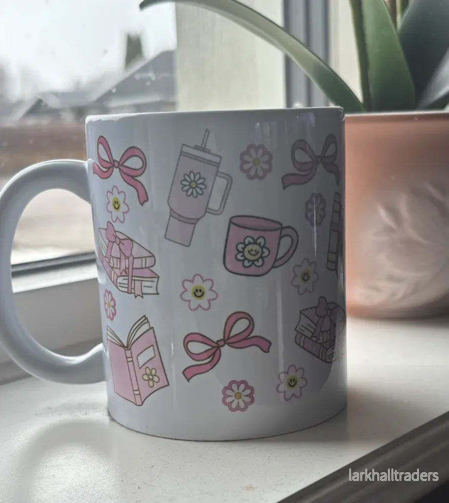 Mugg - Books and flowers - Bild 3