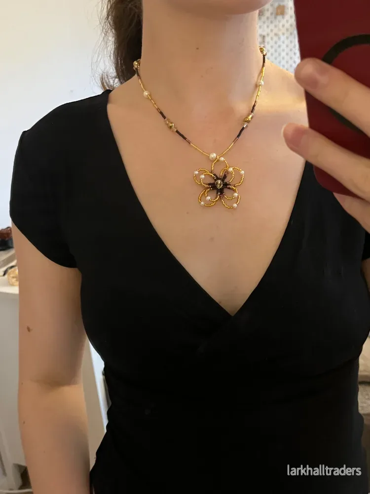 HIBISKUS Halsband Guld - Bild 2