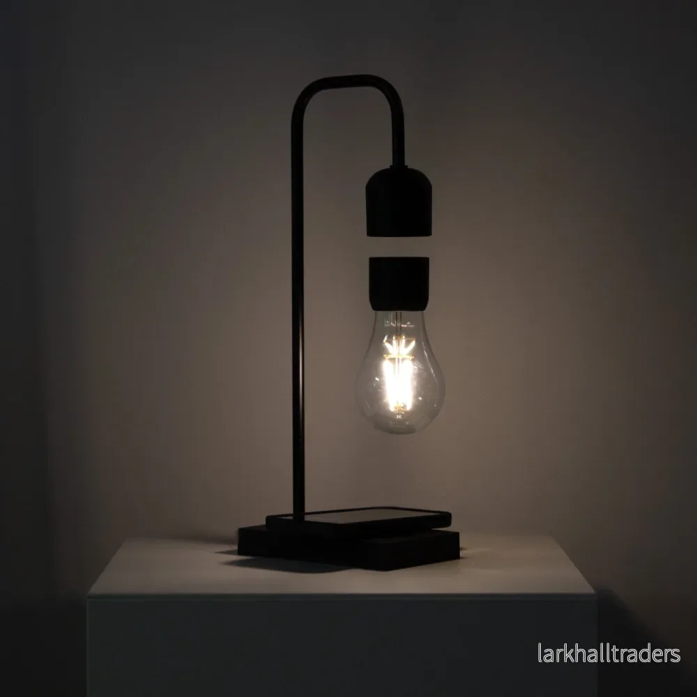 AeroCharge – Minimalistisk LED-plafondlampa med trådlös laddning och svävande design (8W) - Bild 2