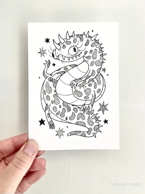 Monster Drawing – Prickar