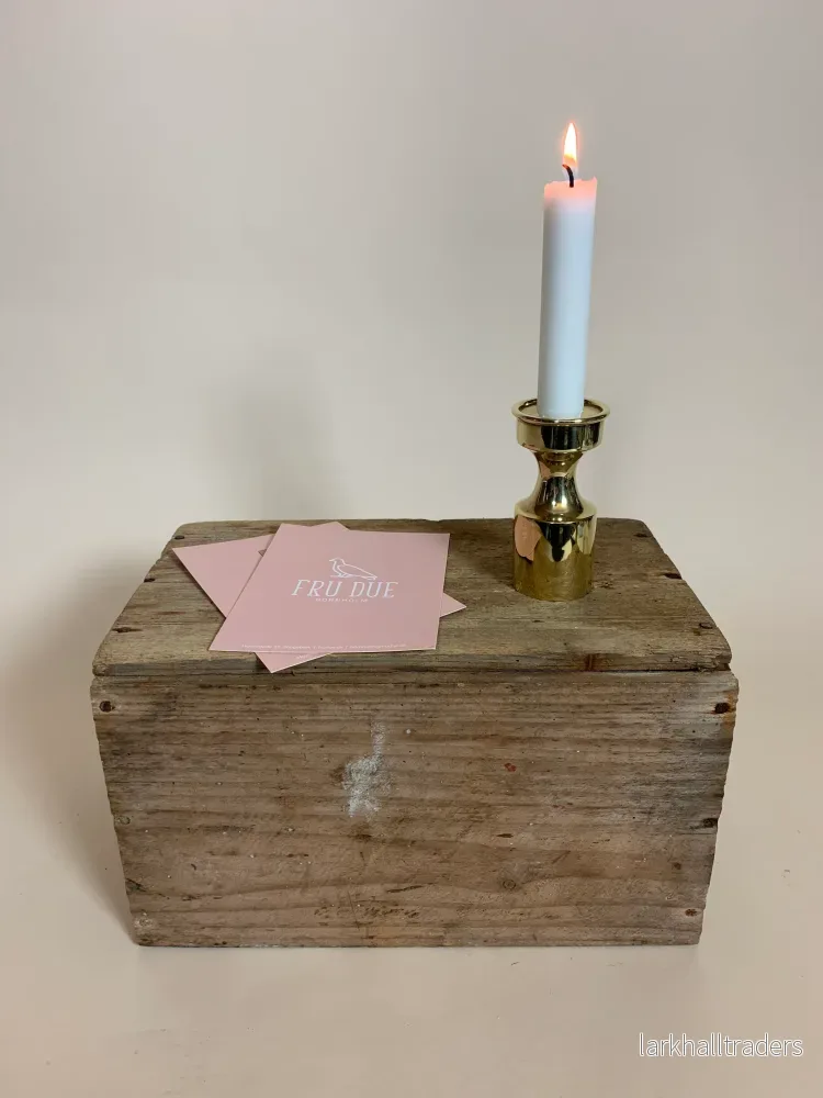 Mässingsljusstake – storlek small Mässingsljusstake – storlek small