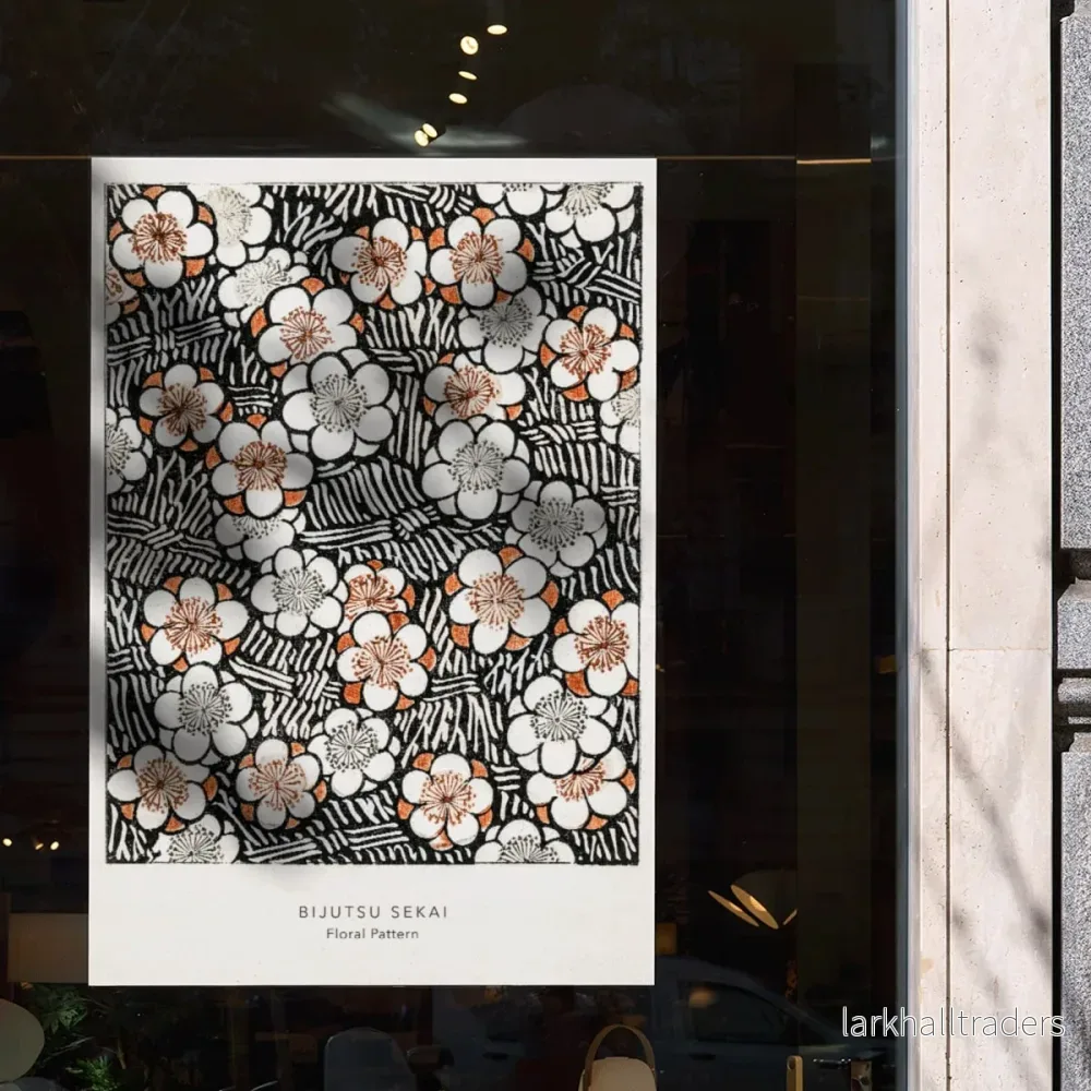 Blommönster från Bijutsu Sekai Poster - Bild 3