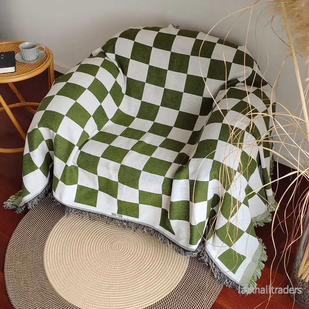 Rutig picknickfilt i mikrofiber – 130 × 180 cm - Bild 3