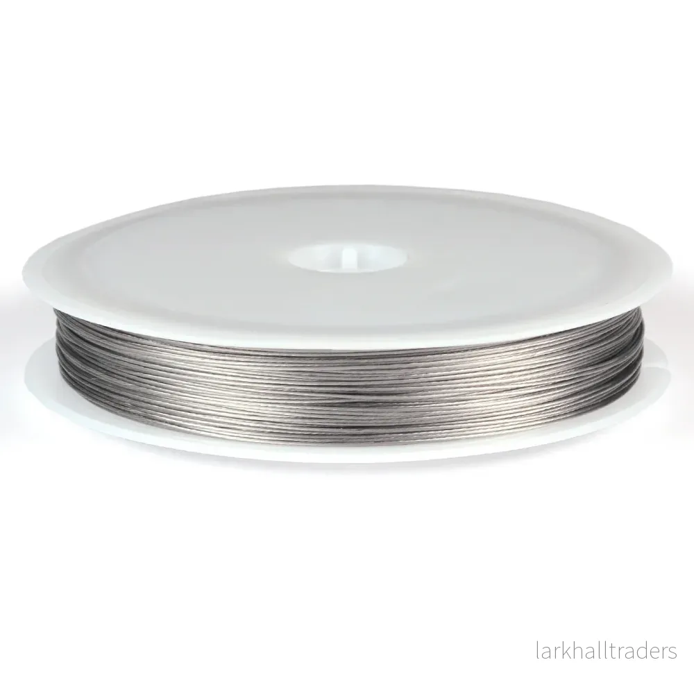 Smyckeswire, silver, 0,45mm, 50m