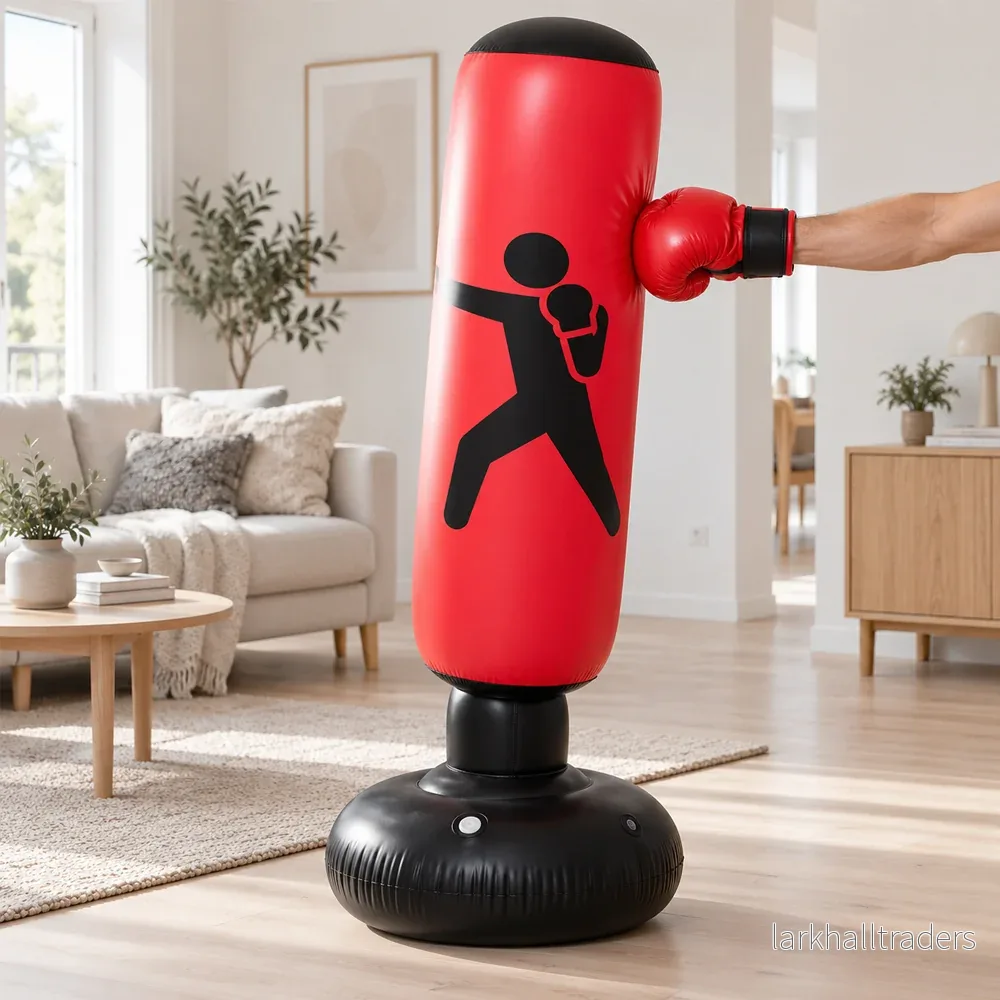 Uppblåsbar Stående Boxningssäck 160 cm – Röd, Gul eller Svart - Bild 2