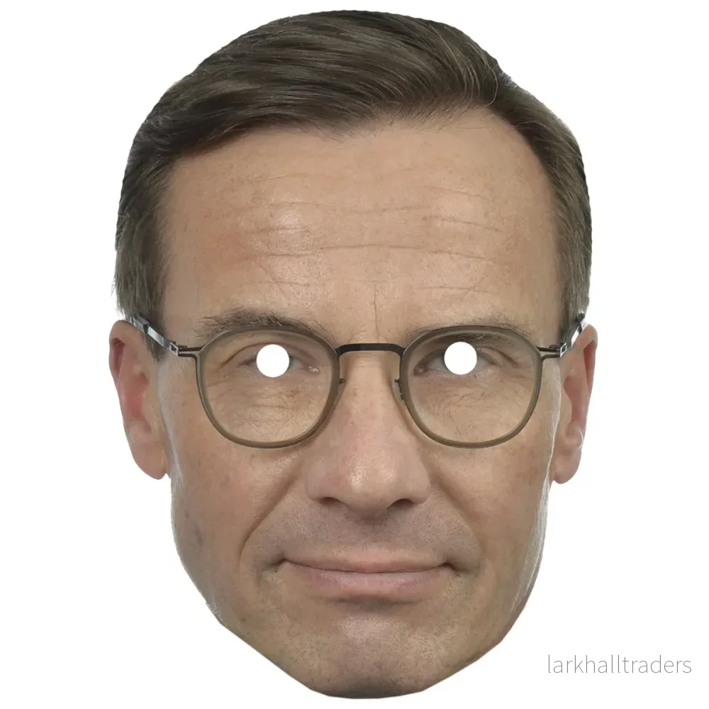 Pappmask, Ulf Kristersson Pappmask, Ulf Kristersson