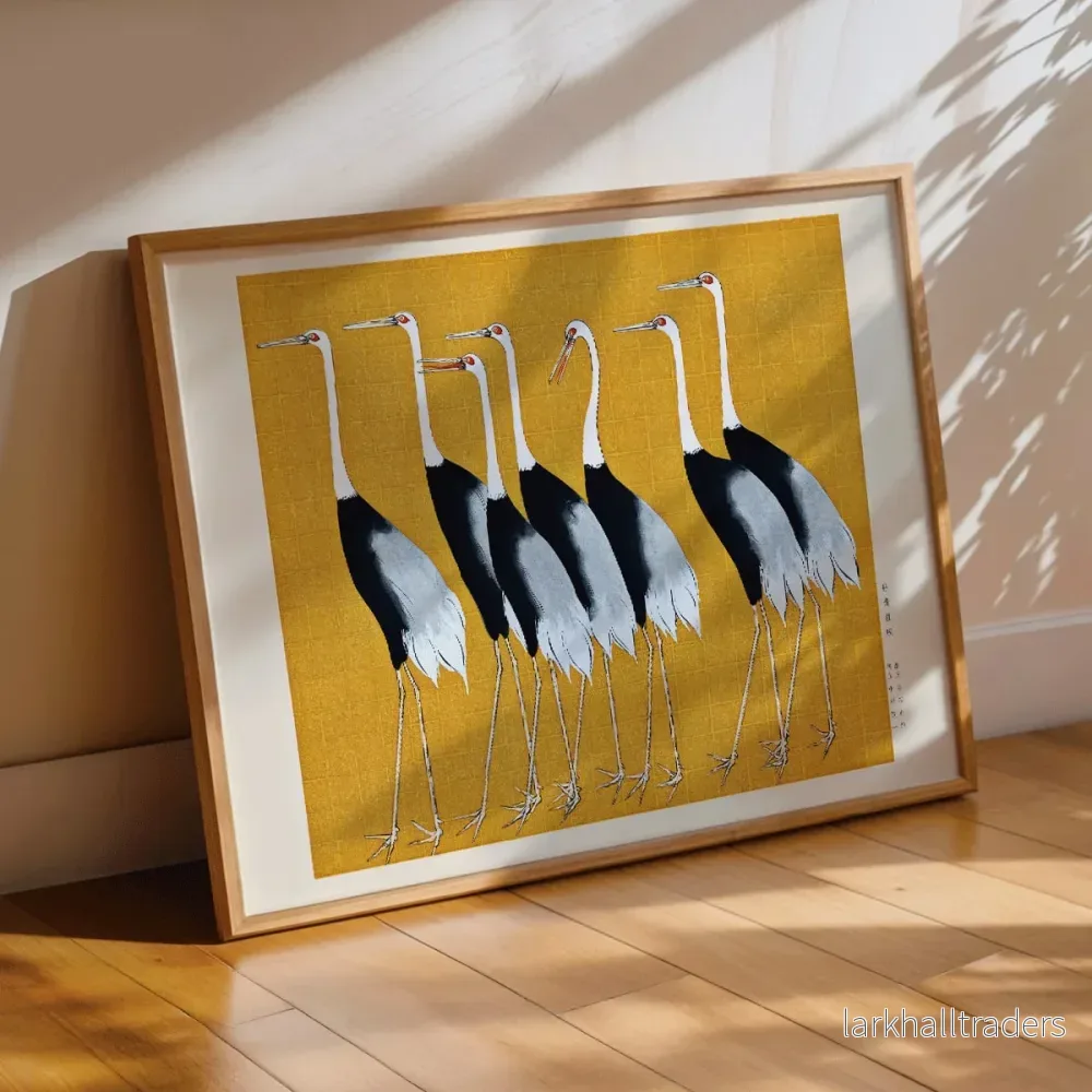 Rödkronad trana Poster - Bild 3