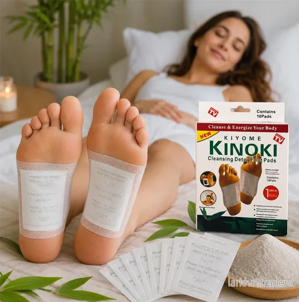 Kinoki Detox Fotplåster – 5-dagarskur (10 förpackningar) - Bild 3