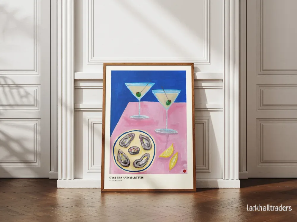 Oysters and Martinis - Poster - Bild 3