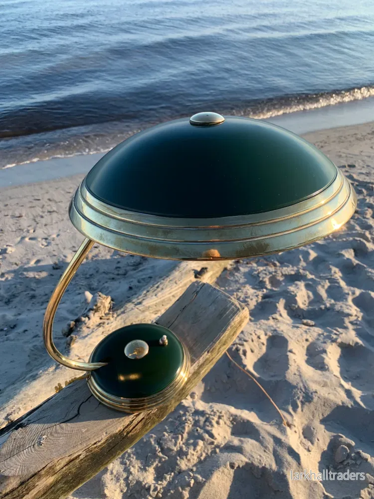 Helo vintage lampa – Grön/mässing Helo vintage lampa – Grön/mässing