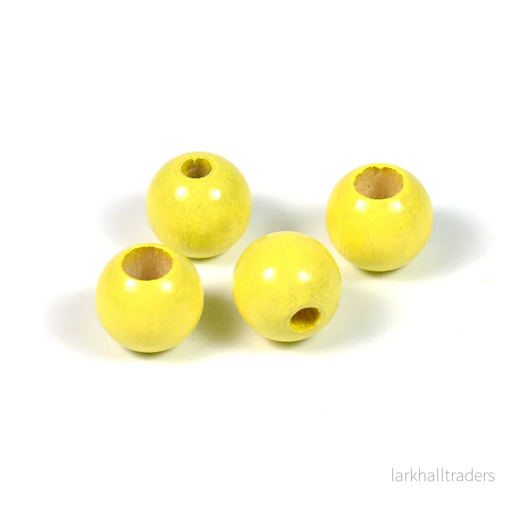 Säkerhetspärlor, 10mm, pastellgul, 6st Säkerhetspärlor, 10mm, pastellgul, 6st