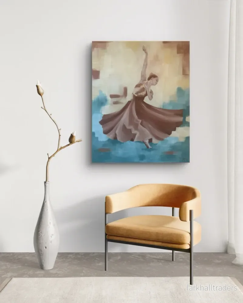 Echoes of a dance – Original Målning - Bild 2