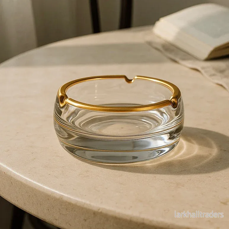 Ella Askfat – Glas och guldkanter Ella Askfat – Glas och guldkanter