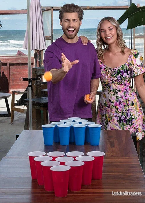 Partyspel, beer pong (22 muggar+ 4 bollar) - Bild 2