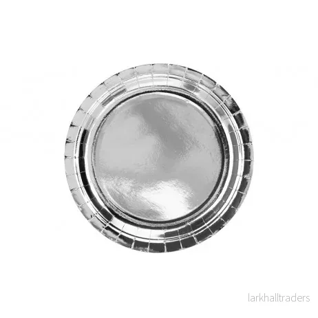 Tallrikar, silver 23 cm 6 st