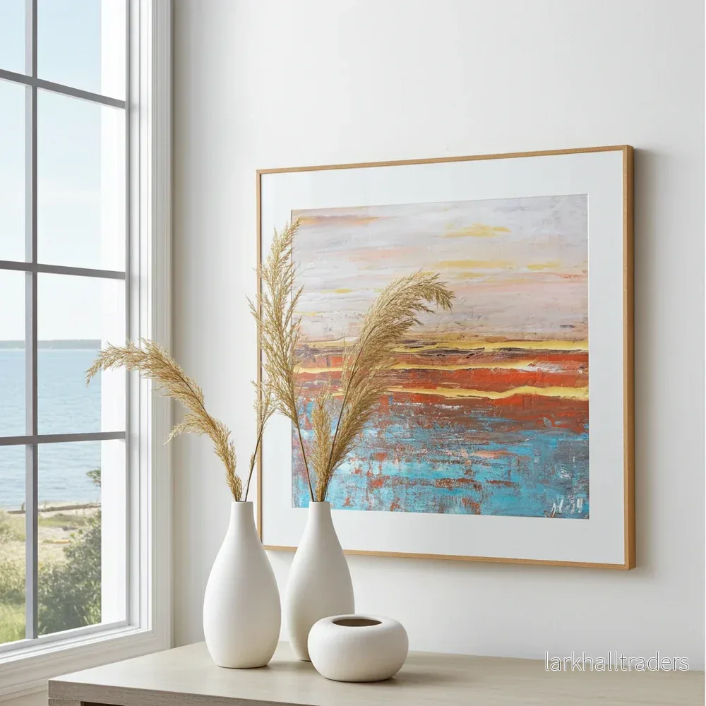 Fine Art Print Abstrakt Landskap Blå Guld – Autumn is Coming | Museum Kvalitet Fine Art Print Abstrakt Landskap Blå Guld – Autumn is Coming | Museum Kvalitet
