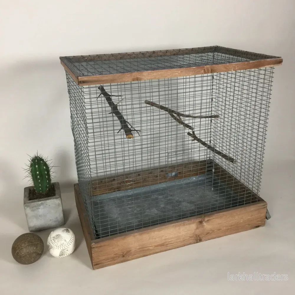 Fågelbur med fin patina - Bild 2