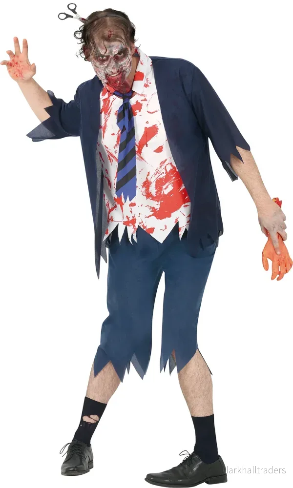 Tonårsdräkt, zombie 14-16 år (168 cm) - Bild 2