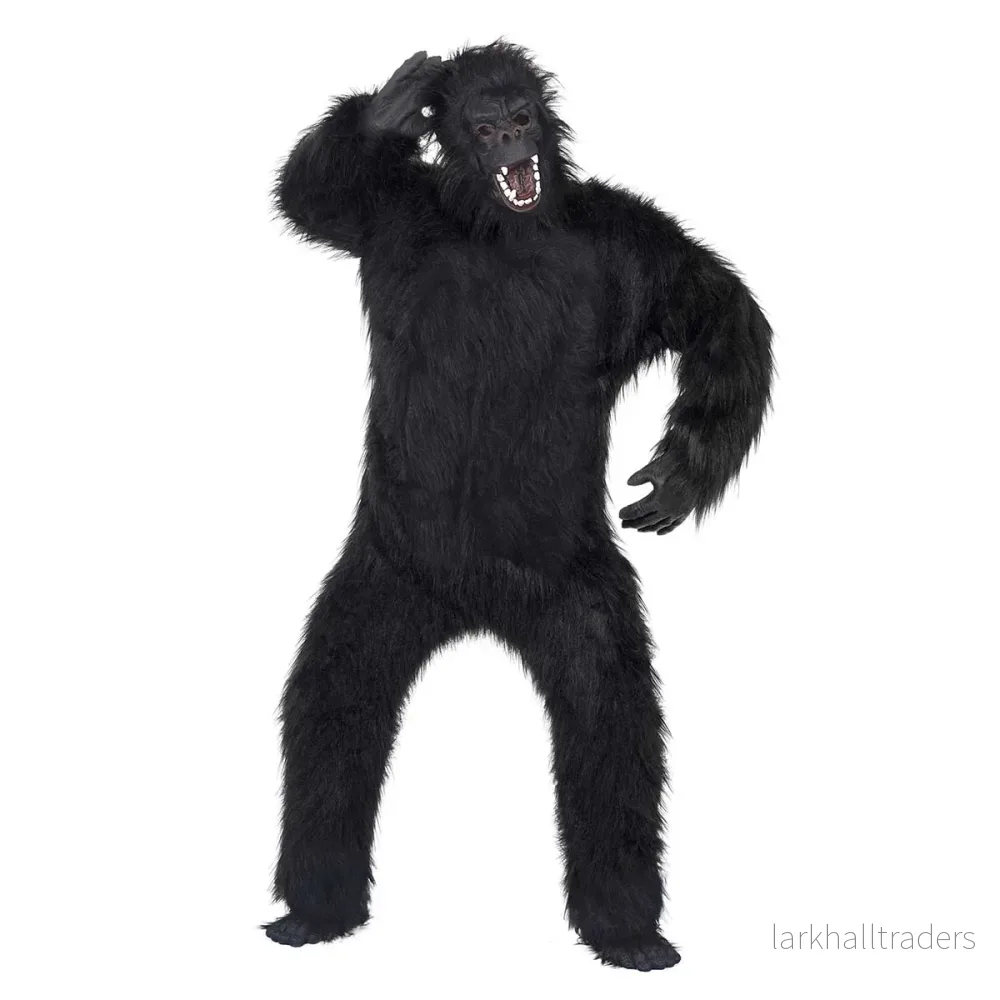 Gorilladräkt, svart - Bild 2