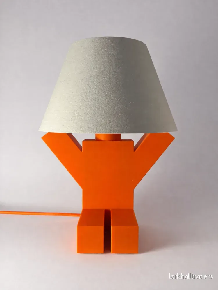 Lasse Lampa - slät orange