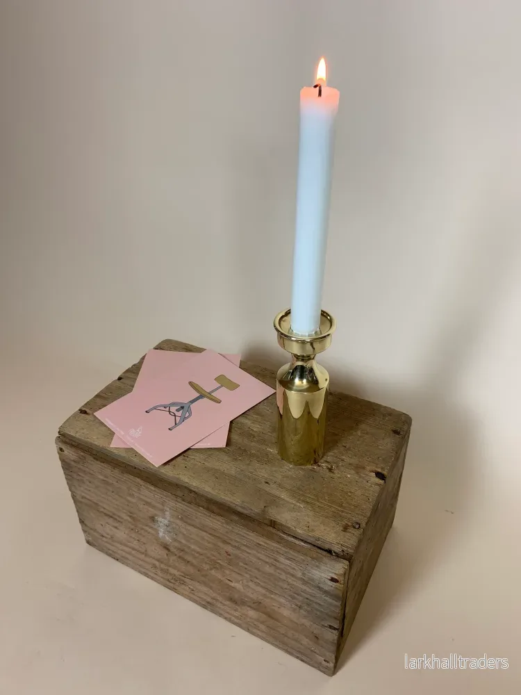 Mässingsljusstake - storlek medium - Bild 2