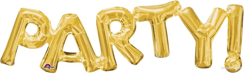 Ballonggirlang, party guld