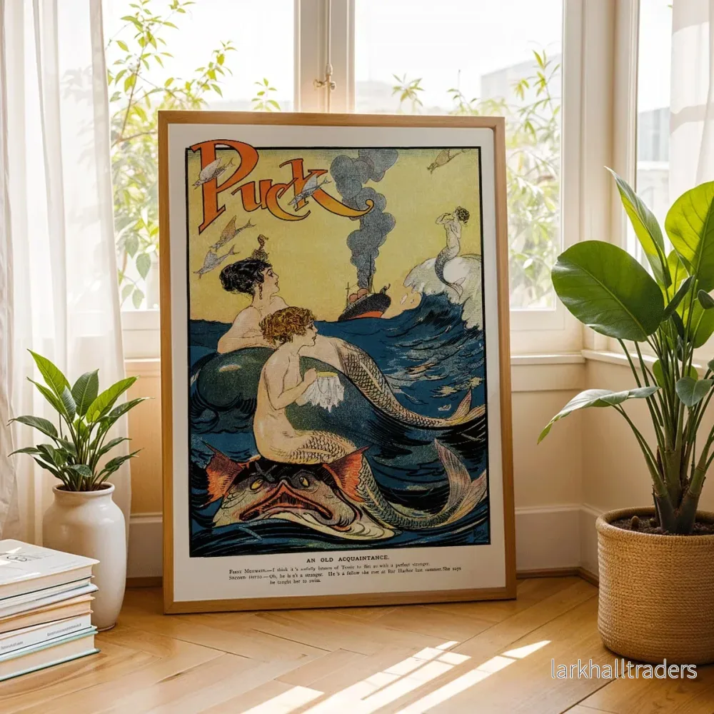 Sjöjungfrur syr Poster