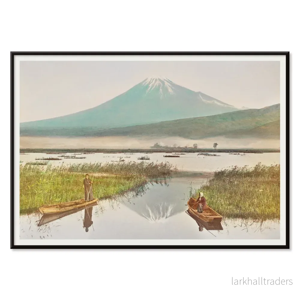 Utsikt över Mount Fuji från Kashiwabara Poster - Bild 2