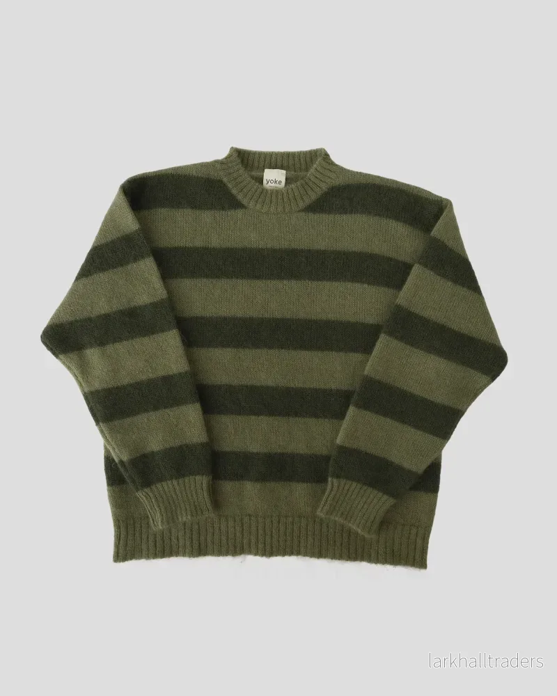 Borstat Mohair Randtröja