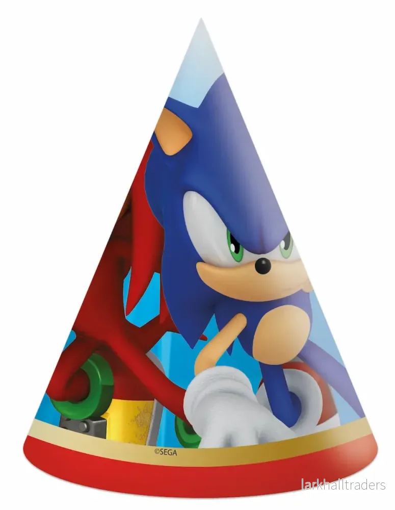 Partyhattar, Sonic 6 st Partyhattar, Sonic 6 st