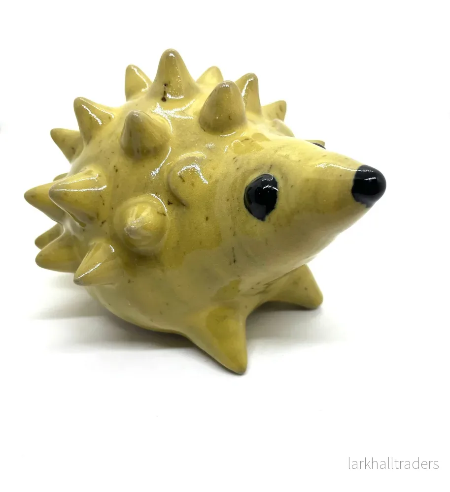 Curry - the yellow hedgehog, skulptur