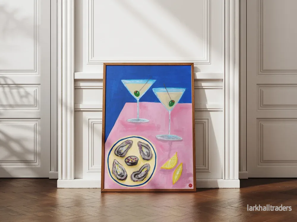 Oysters and Martinis - Poster - Bild 2