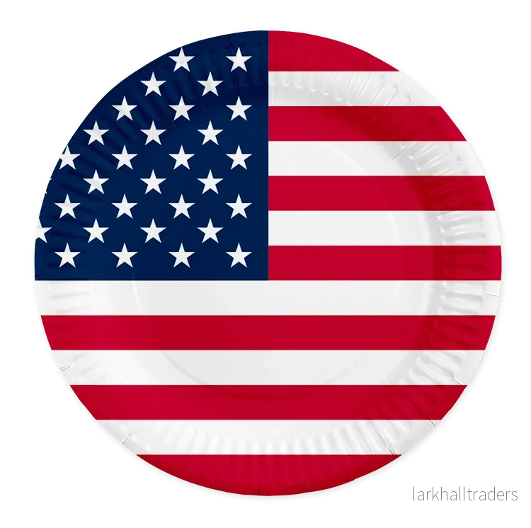 Tallrikar, USA 23 cm 8 st