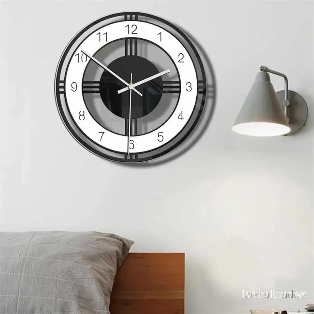 Timora Minimalistisk Väggklocka – Tyst Quartzdesign för Moderna Hem - Bild 2