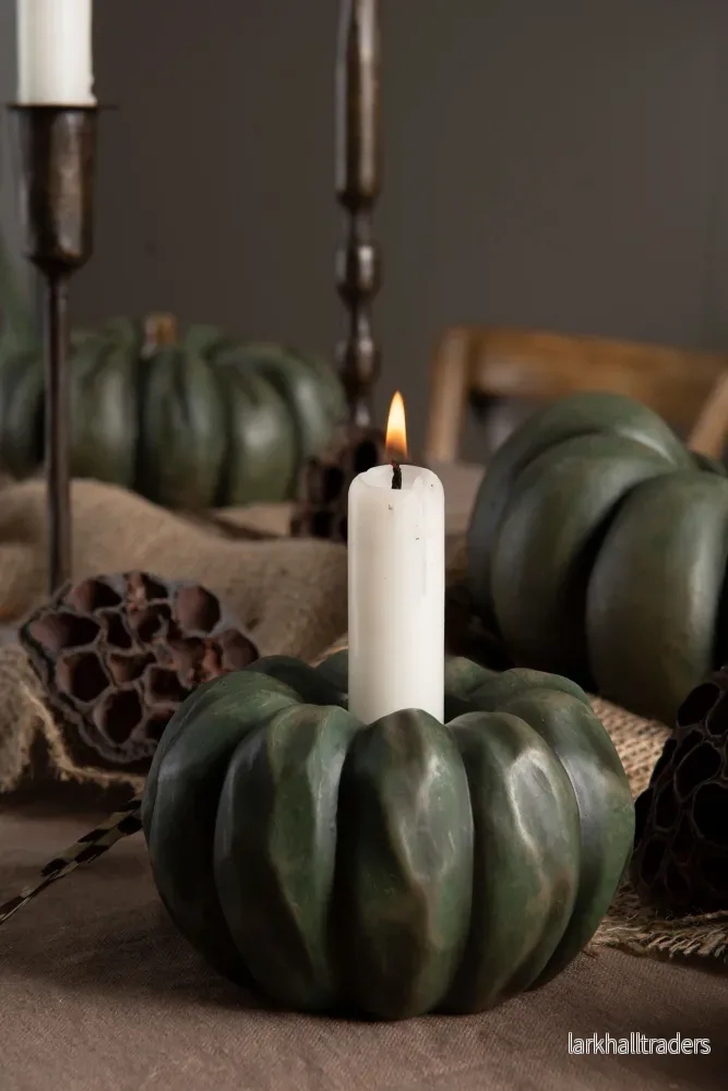 Pumpa Ljuslykta Grön - Bild 2