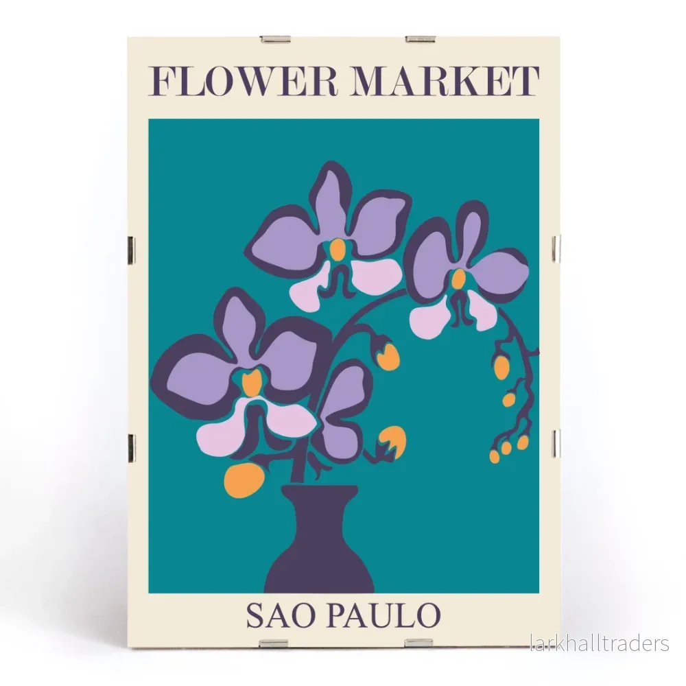 Blommarknad - São Paulo Poster - Bild 3