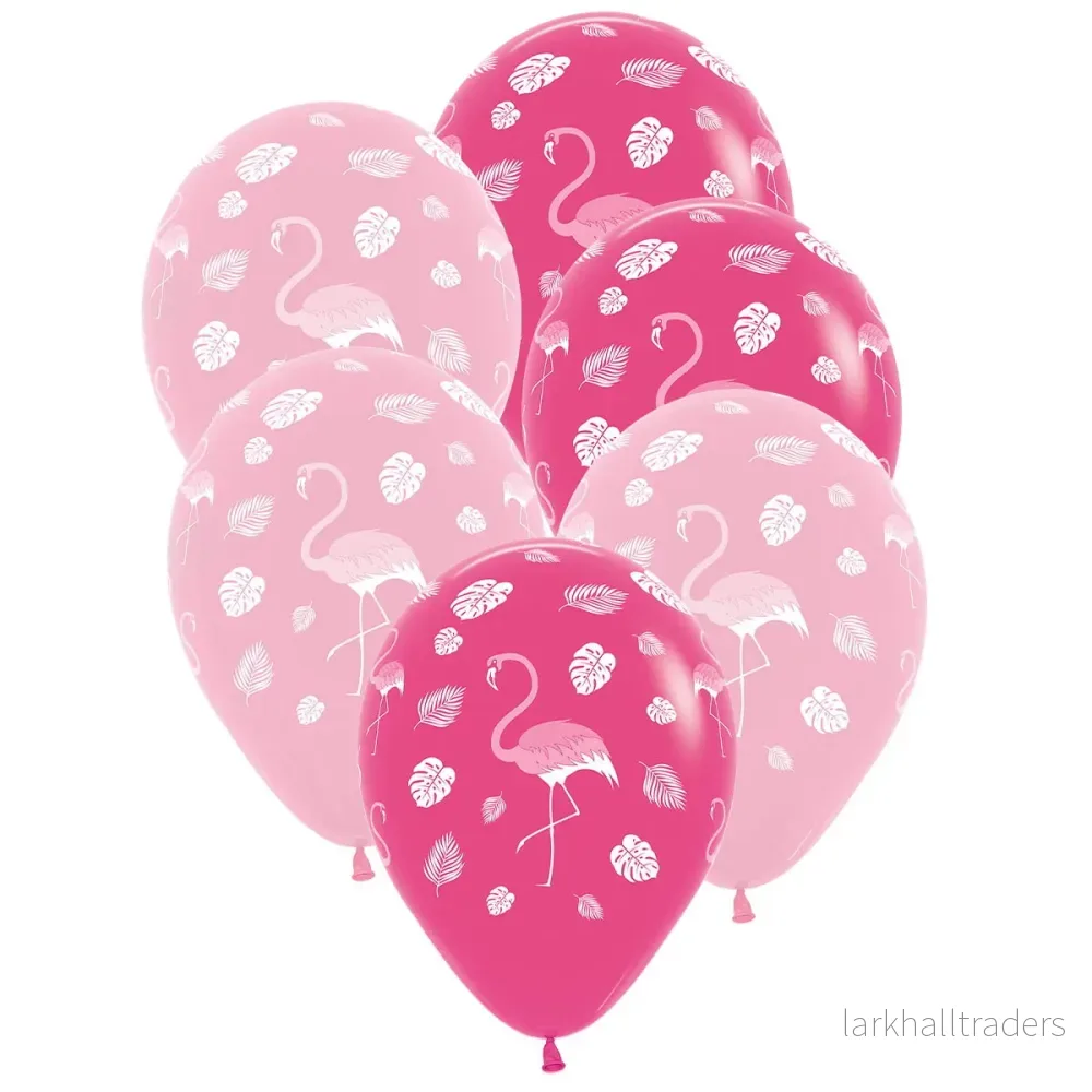 Ballonger, flamingo 6 st Ballonger, flamingo 6 st