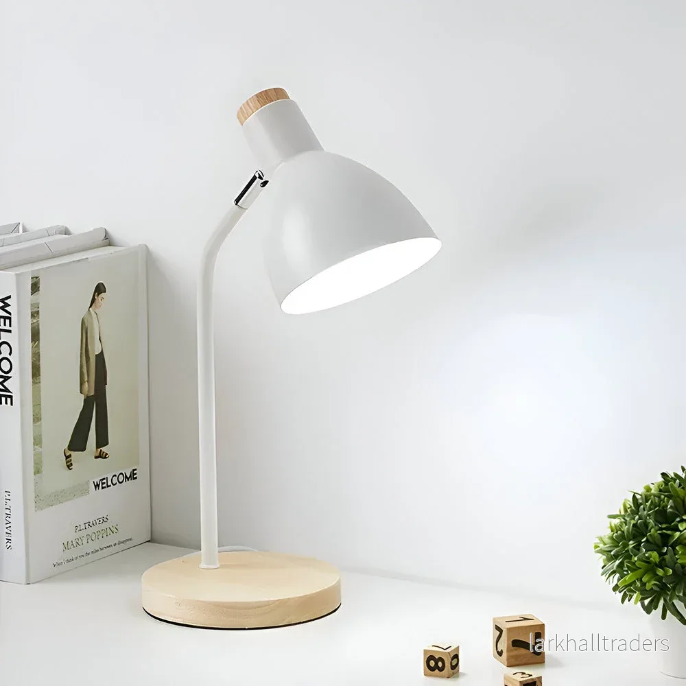 NordLjus – Nordisk inspirerad justerbar LED-bordslampa – Ögonvänlig belysning för läsning och vardagsrum - Bild 2