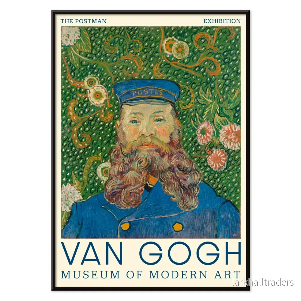 Porträtt av Joseph Roulin Poster - Bild 2