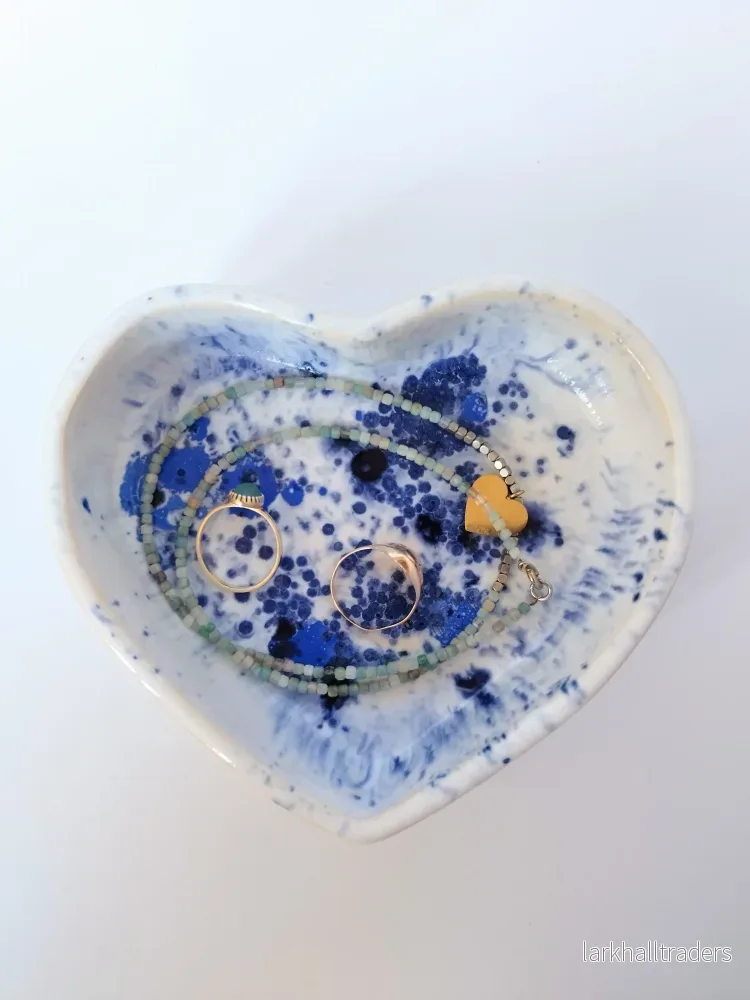 Hjärtaformad skål Blue Heart - Bild 2