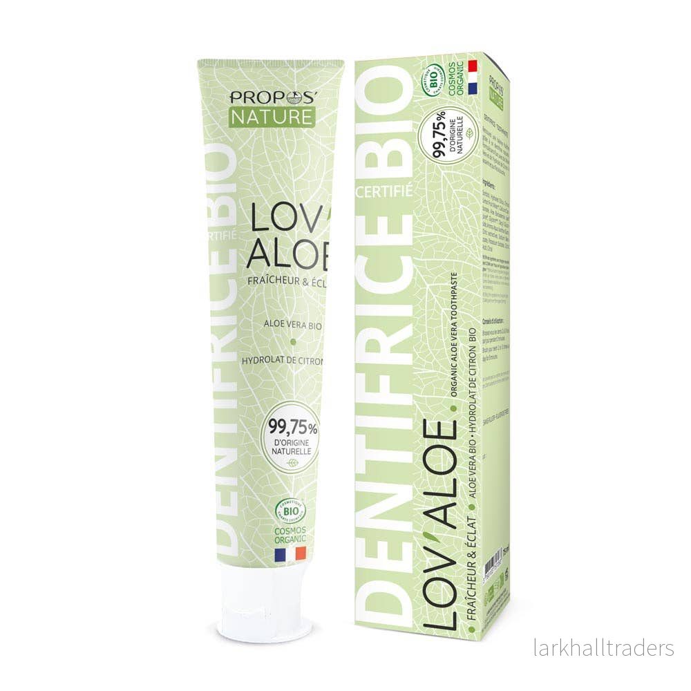 Ekologisk tandkräm Lov'aloe-aloe Vera & Citron -utan Fluor - Bild 2