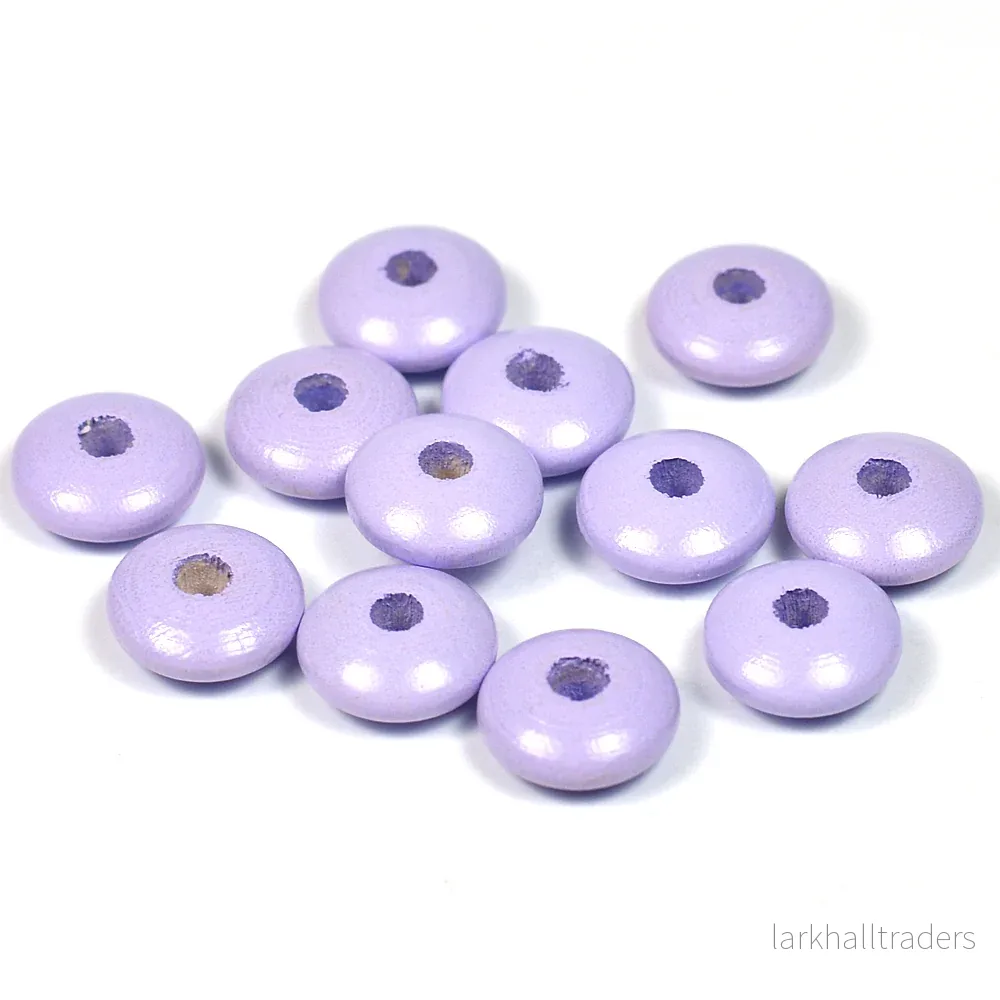 Trälinser, lavendel, 50st