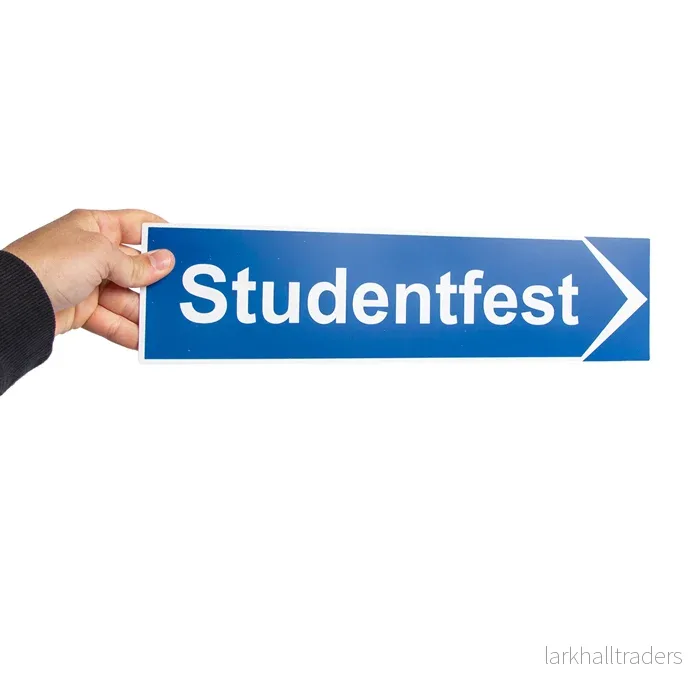 Vägskylt, Studentfest 40x10 cm - Bild 2