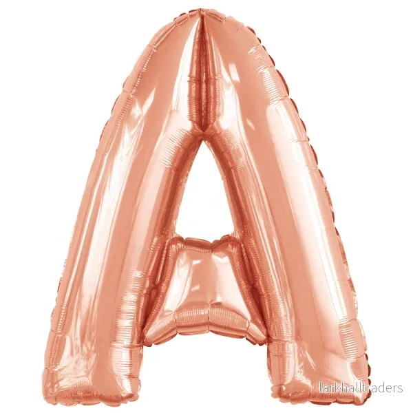Folieballong, bokstav rosé A 86 cm Folieballong, bokstav rosé A 86 cm